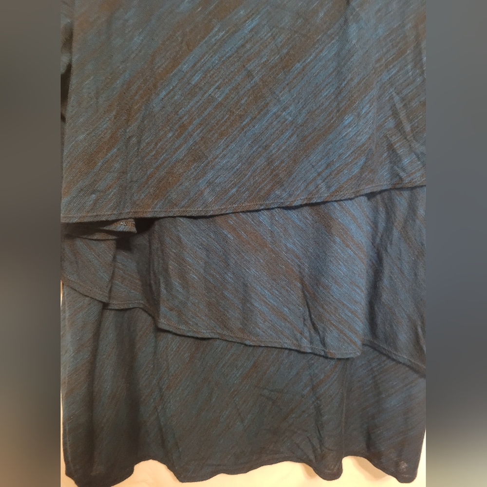 Faded Glory 3x 22w-24w blue and black shirt - Picture 6 of 7